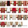 Cross-border Christmas Snowman & Santa Table Runner and Placemat