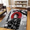 Name Custom Demon Slayer Kimetsu no Yaiba Carpet for Living Room Bedroom Home Decor Cinema Inspired Play Floor Mat -HE32