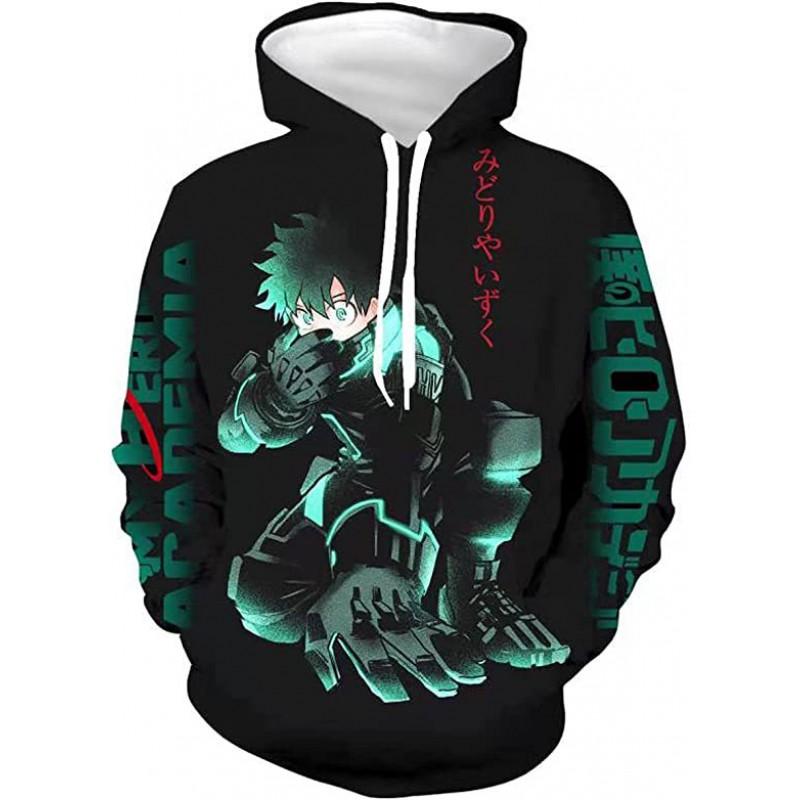 Naruto Kakashi Hoodie Men Women 3D Printed Unisex Long Sleeve Casual Sweatshirt Loose Fit Winter