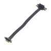 PCI E 3.0 1X to 1X Extension Cable 8Gbps 20cm 90 Degree Right Angle PCI E 3.0 1X Riser Extender for