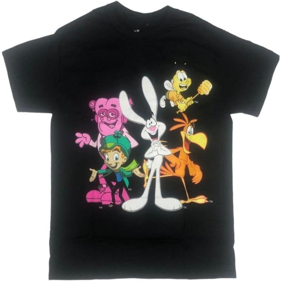 Saturday Morning Television Retro Classic Cereal Adult T-Shirt XXXXXL чёрный