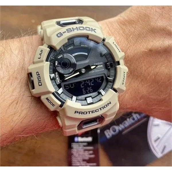 Casio G-Shock wristwatch smart watch Bluetooth G-SQUAD GBA-900UU-5A military khaki