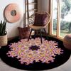 Round Carpet Living Room Coffee Table Sofa Hanging Basket Rocking Chair Home Carpet Floor Mat