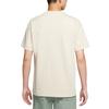 Nike T Shirts Men's Oat Crew Neck Moderate Straight Fit DD0500-138