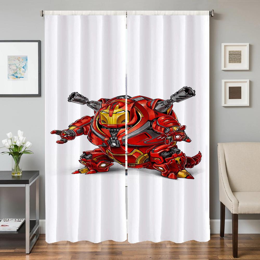 Home Interior Kitchen Curtains for Living Room 2 Pieces Blackout Curtains Door Curtain P-pokemon-n Partition Bedroom Decoration