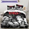 3pcs Duvet Cover Set (1*Duvet Cover + 2*Pillowcase, Without Core), Michael Jackson Print Soft All‑Season Bedding Set, Home Bedroom Decor Gift
