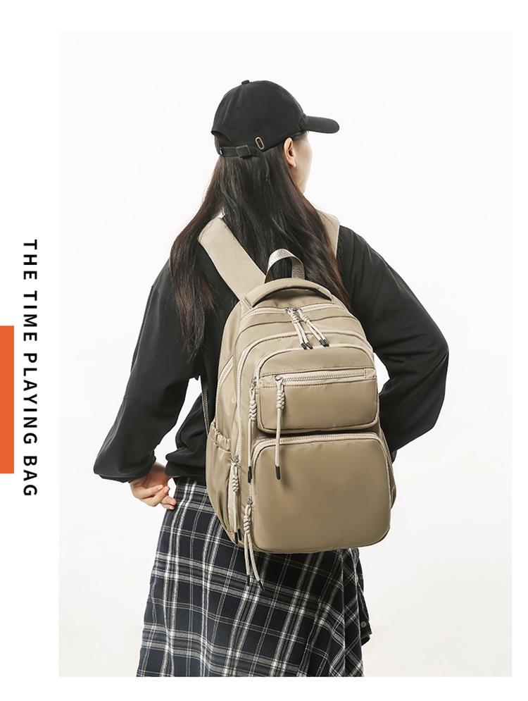 Damen 2024 Pendler-Computerrucksack mit großem Fassungsvermögen und mehreren Fächern für Studenten