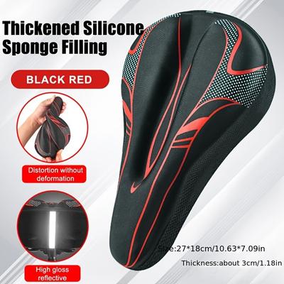 Sella per Bici in Gel Morbido Addensato Regolabile Unisex per Mountain Bike e Bici da Strada