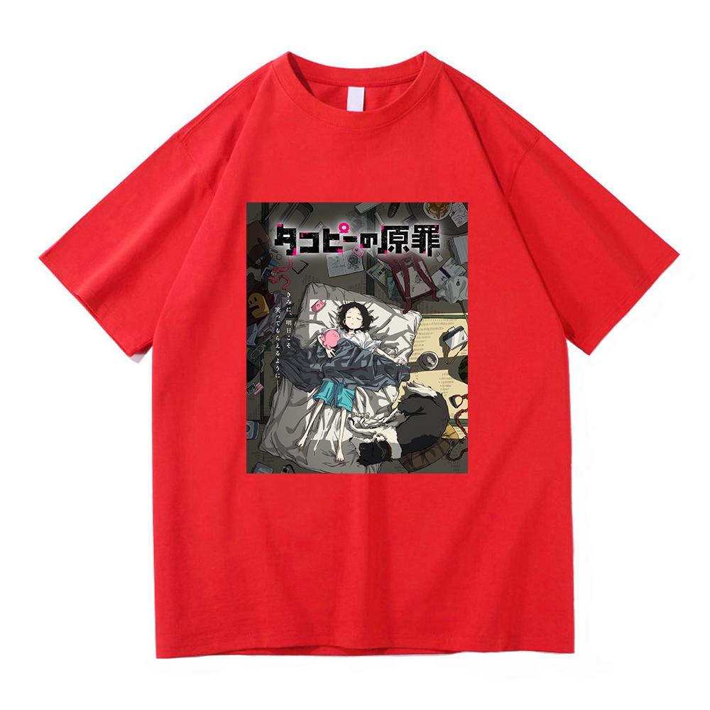 Kawaii Takopi T Shirt 2025 Anime Takopi’s Original Sin Retro Men/women Clothing Vintage Harajuku High Quality Cotton Tshirts