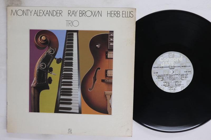 

LP Record MONTY ALEXANDER RAY BROWN HERB Trio CJ136 CONCORD JAZZ 1981 US Jazz Used