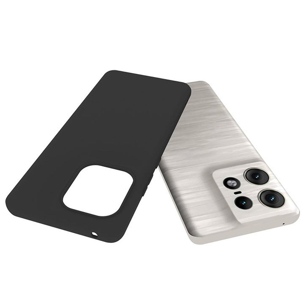 For Motorola Edge 50 Pro 5G Frosted Case Soft TPU Phone Cover with Big Rear Lens Hole