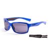 OCEAN VENEZIA Floating Wraparound UV Coated Recycled Shiny Blue Smoke Sunglasses, Shape, Protection, Impact-Resistant Lenses, Materials, (Polarized