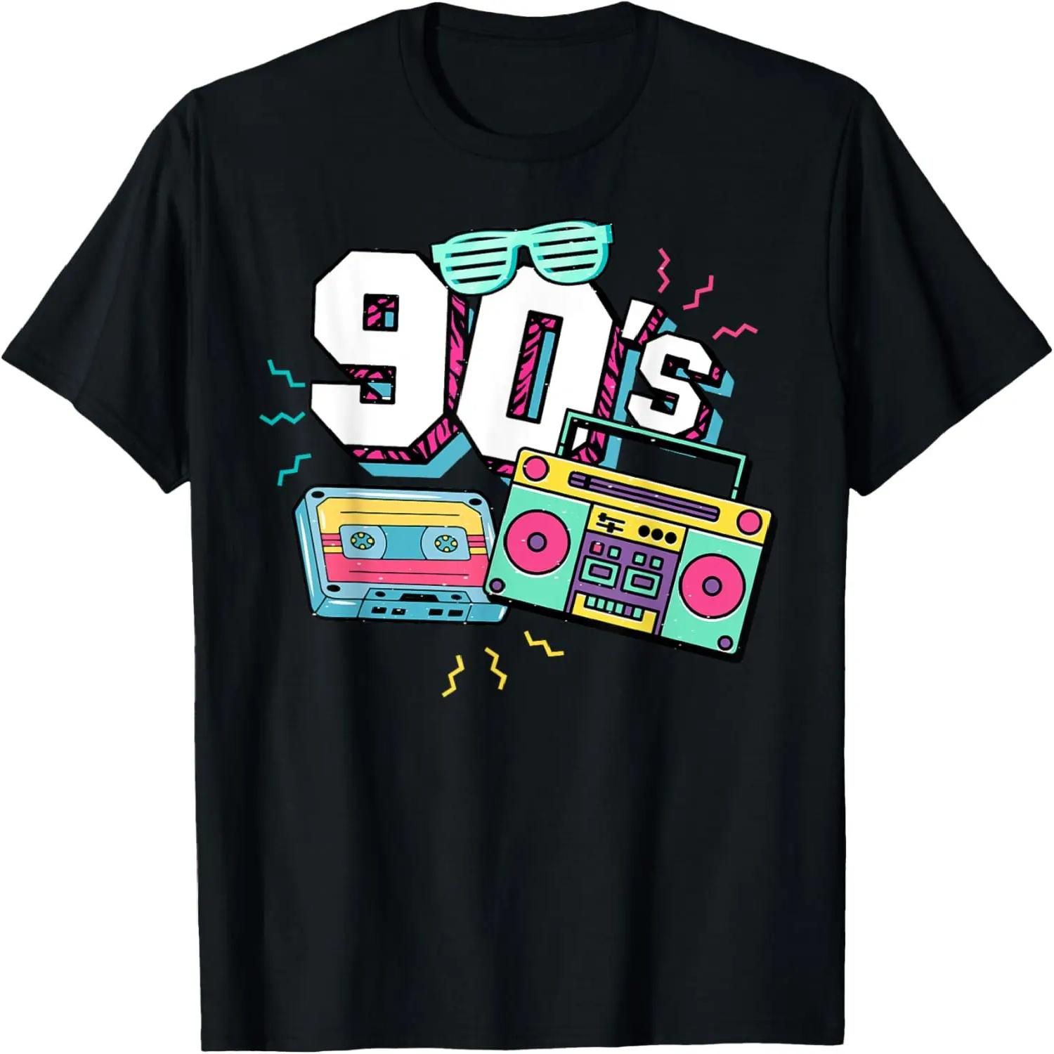 90 s T-Shirt S чёрный