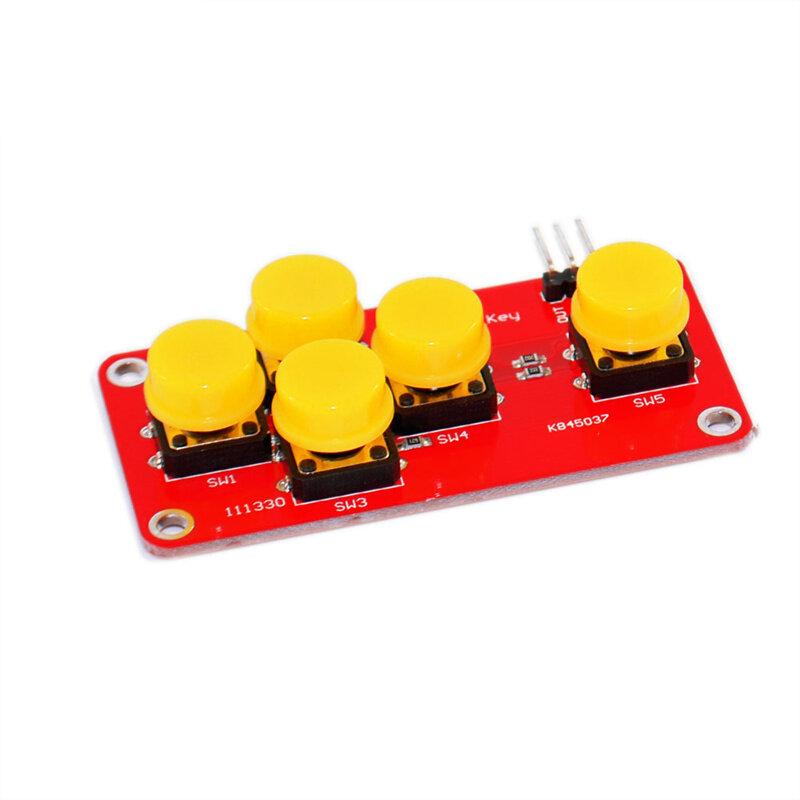 AD Keyboard Electronic Blocks Simulate Five Key Module Analog Button for Arduino