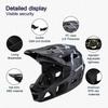 UMUSEEKER Bicycle Cross-Country Full-Face Helmet, One-Piece Impact-Resistant Adult Mountain Biking Downhill Safety Protective He