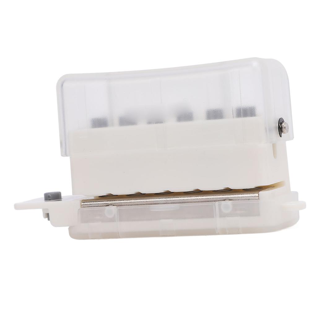 6-Loch Papierlocher 5,5 mm Lochdurchmesser 9,5 mm Abstand Tragbare Mini Loseblatt-Lochmaschine