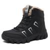 Botas de Inverno Estilo Russo Unissex Impermeáveis para Exterior Botas de Casal Cano Curto Tamanho Grande 35-46