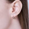ELLE Jewelry 14K GF Volume Triangle One-Touch Earrings ELGPEE436