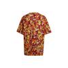 adidas All Over Floral Print Crew Neck Short Sleeve T-Shirt Women Tops Multicolor HG1931