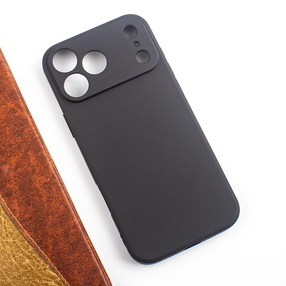 Apple iPhone 17 Pro Max Black Frosted TPU Phone Case 14 Pro