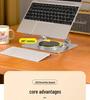 Adjustable Rotatable Metal Laptop Stand with Cooling Riser for Gaming
