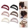 Flexible Silicone Hair Claw Strong Hold Hairpin Minimalist Design Headdress For Office Parties or Casual Outings