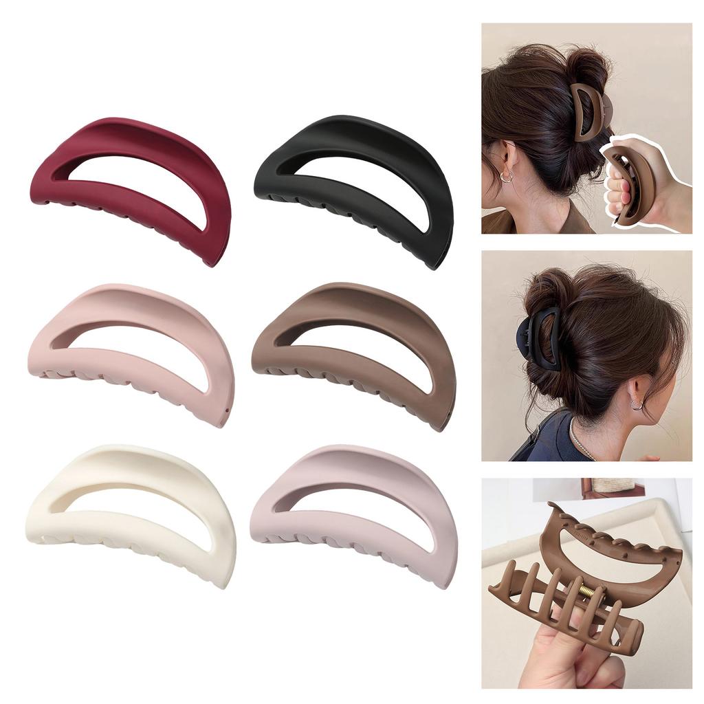 Flexible Silicone Hair Claw Strong Hold Hairpin Minimalist Design Headdress For Office Parties or Casual Outings