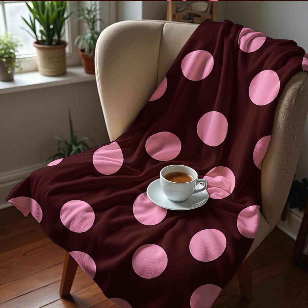 Burgundy Leopard Star Motif Soft Flannel Blanket Breathable Warm Throw for Office Car Sofa Kids Room Birthday Xmas Gift