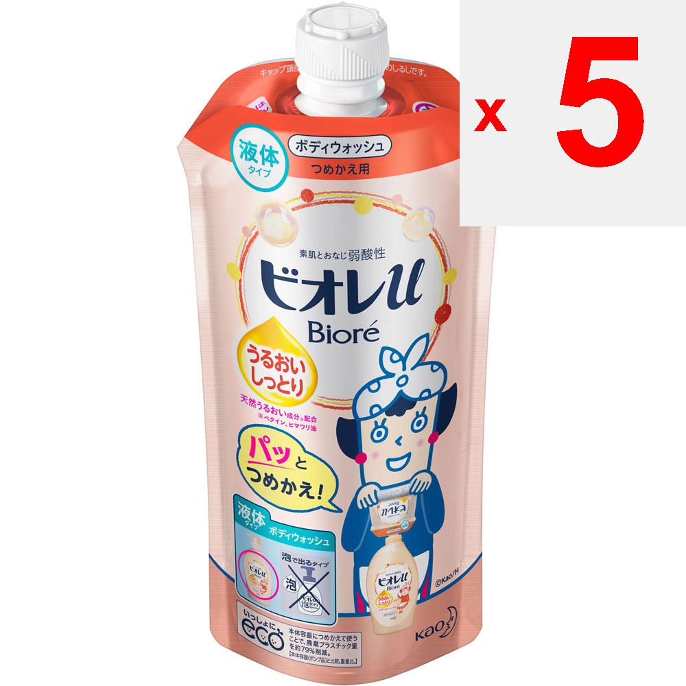 KAO Biore U Biore U Moisturizing Refill 340mL General Purpose (Biore II) Body Soap Apply an Appropriate Amount To a Damp Towel or Sponge, Lather and W