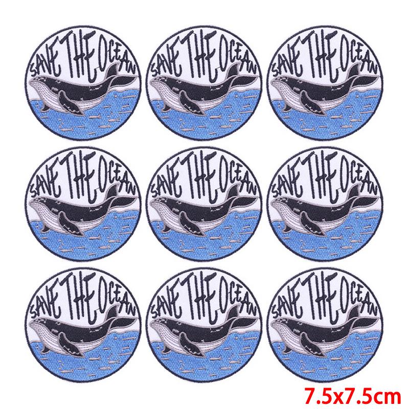 10 Pcs/lot Wholesale Embroidery Patch Iron On Patches For Clothing Patches On Clothes Jackets Decor Applique Sew Supplies
