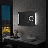 LED Wall Mirror for Bathroom and Touch Sensor 100x60cm