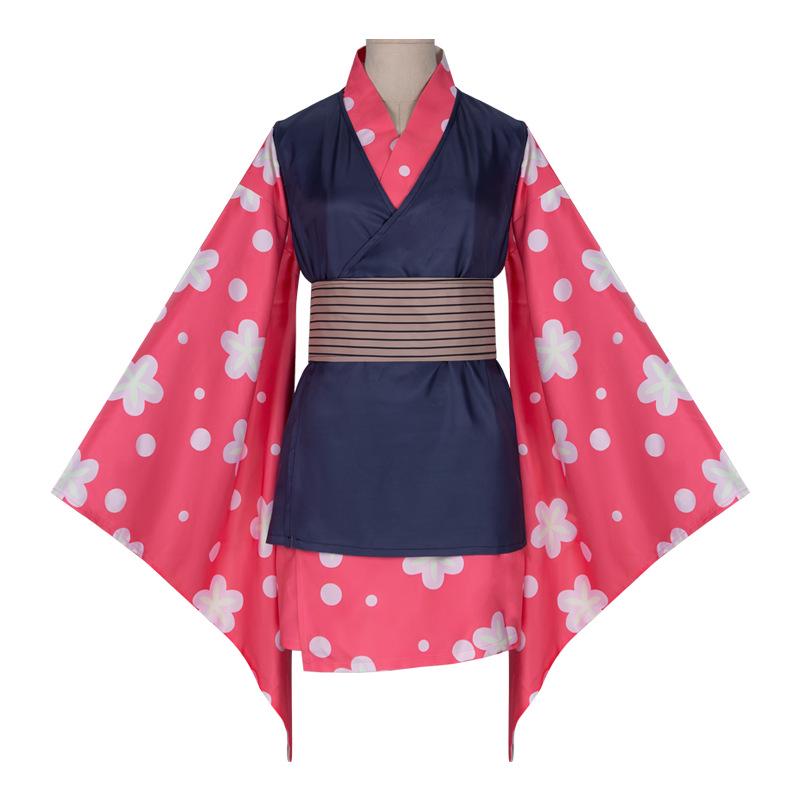 Demon Slayer Tanjiro & Yushiro Makomo Cosplay Kimono for Stage Performance XXL