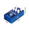 The GOKKO Rocket distortion pedal features and treble true and a wide range of tones from classic overdrive to modern making it a versatile guitar