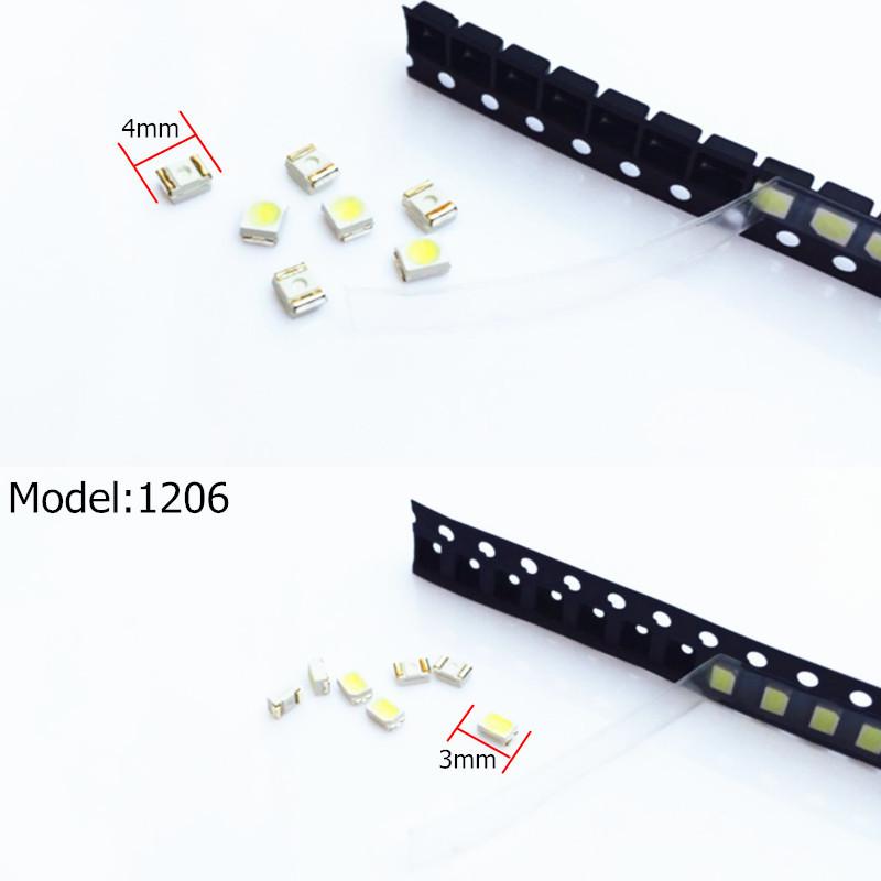 100pcs LED 3528 SMD Car Cluster Gauges Dashboard Instrument panel welding light beads Instruments Panel Light Neo Wedge Bulbs
