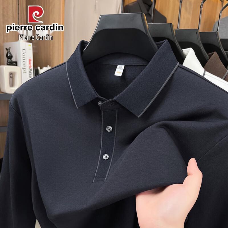 

Pierre Cardin Men s Modal Cotton Long Sleeve Polo Shirt L