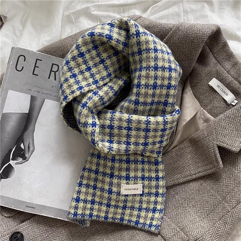 

Women s Winter Plaid Scarf - Thick, Warm, Outdoor Neck Warmer for Christmas & New Year