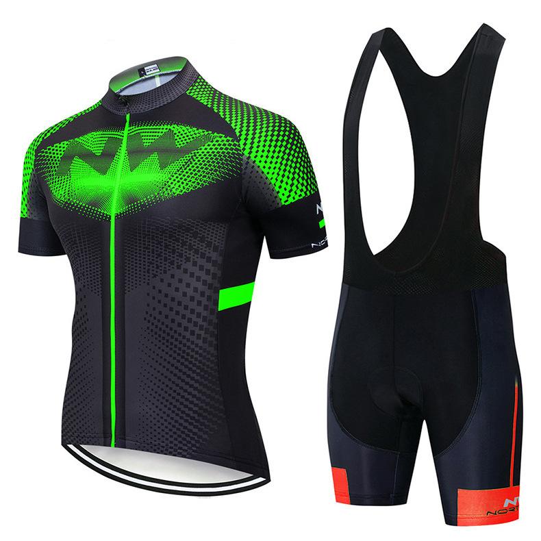 NW Team Edition Short Sleeve Cycling Suit Men's Summer Road Cycling Mountain Suit Sports