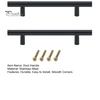 1 Set Praktische Moderne Stil Edelstahl Schrank Griff Schublade Tür Pull Griff Möbel Griff Hause Versorgung