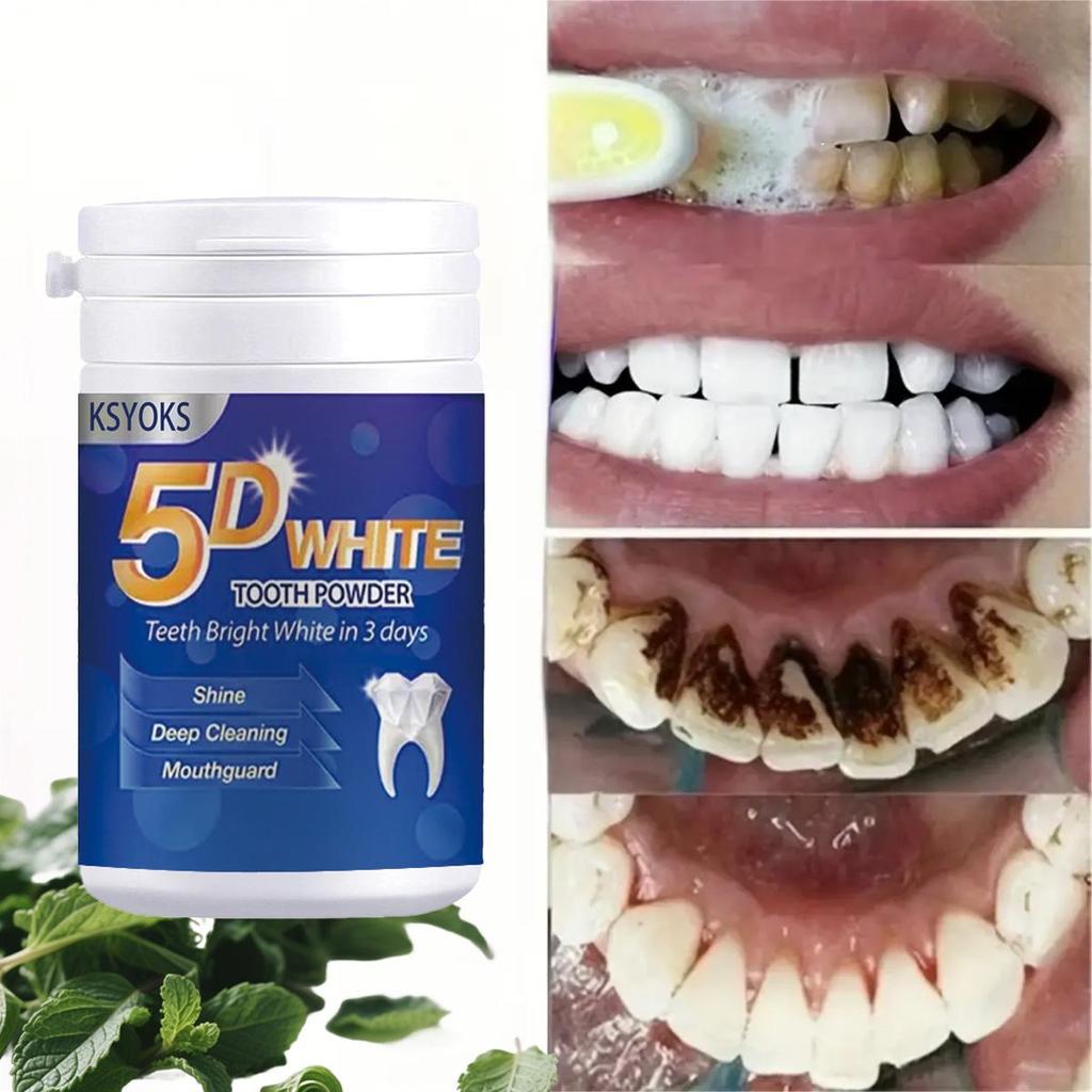 Whitening Teeth Powder Can Make Teeth White and Shiny Like Jade Within 3 Days