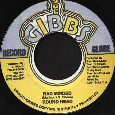 7inch Record ROUND HEAD - Bad Minded NONE Joe Gibbs Recor Jamaica Reggae, Ska & Dub Used