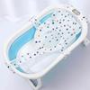 Baby Bath Seat Net, Breathable Newborn Bathtub Mesh Mat, Portable Shower Net for 0-18 Months Infants, Bathtub Safety Net