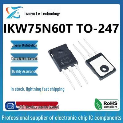 Brand New IKW75N60T K75T60 TO-247 75A 600V High-Power IGBT Transistor