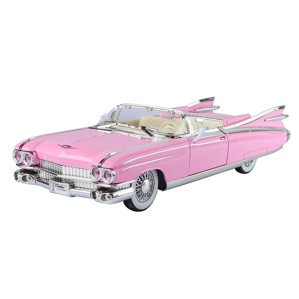 1/24 Cadillac Eldorado Biarritz Series 62 Alloy Sports Car Model Diecast Metal Classic Retro Vehicles Car Model Sound Light Kids Toy Gift