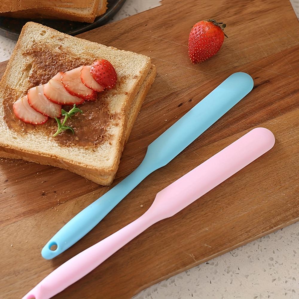 Silicone Jar Spatula Non-Stick Icing Spatula Food Grade Silicone Heat Resistant Baking Tools Kitchen Gadgets Accessories