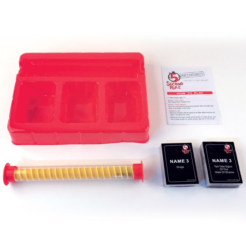 5 SECOND RULE UNCENSORED Fun Fast Paced Card Game for Adults and Teens 17+ Perfect for Friends Game Night