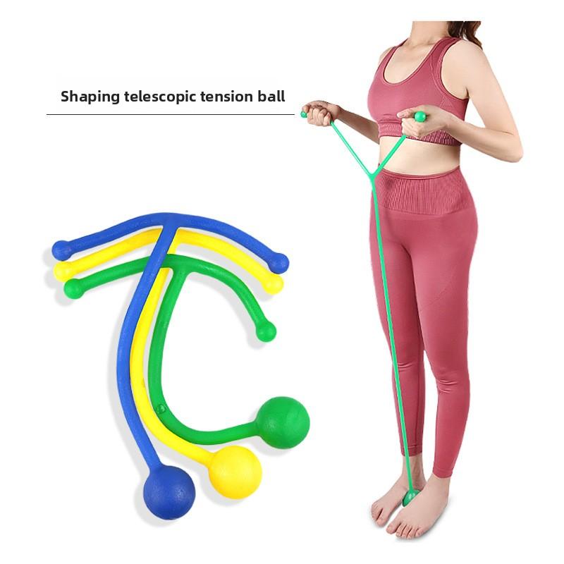 Fitness Yoga Home Skinny Arms Arm Strength Training Sports Rally Fitness Shaping Men's and Women's Retractable Rally Ball