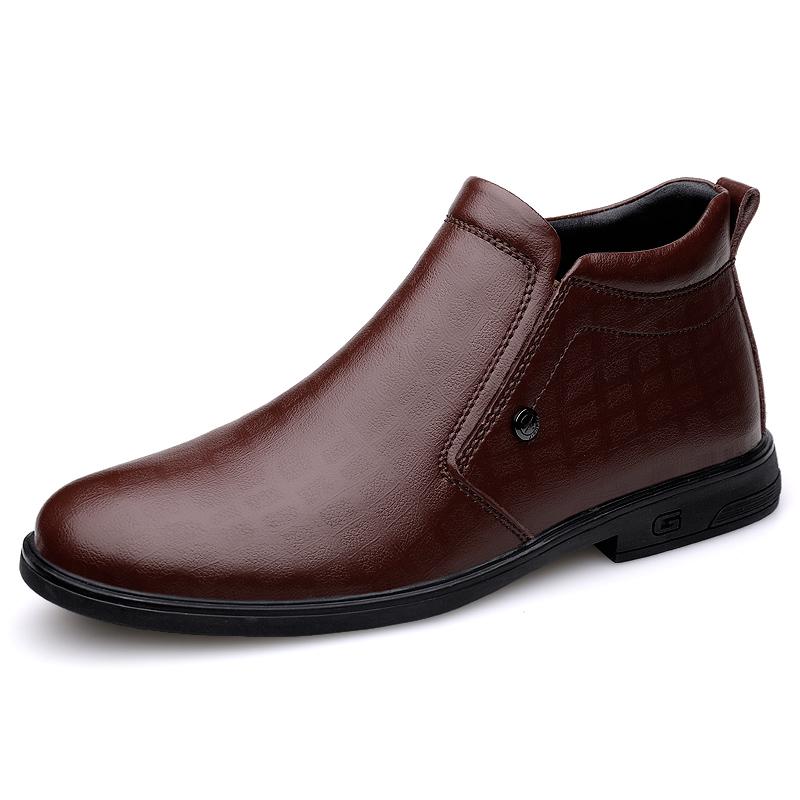 Size 37~46 Chelsea Boots Men 2022 Newest Brand Comfortable Fashion Genuine Leather Men Boots Luxury Office Cow Leather Shoes Man
