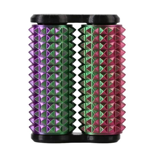 Spiky Grippie Stim Fidget Toy 3D Printed Dual Roller Hand Massager Stress Relief Pain Stimming Tool Bumpy Roller Sensory Toy