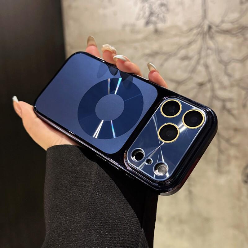 AG Magnetic Frosted Aurora Star Ring Case for iPhone 17 Pro Max - Transforms into Large Window Phone Case for Apple 16. iPhone 15 Pro