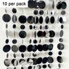 Forme de Sequins Rondes Sequins Rideaux en Feuille à Suspendre Matériau Plastique Quantité 10 PIÈCES Chaînes de Perles à Sequins Longueur 100cm